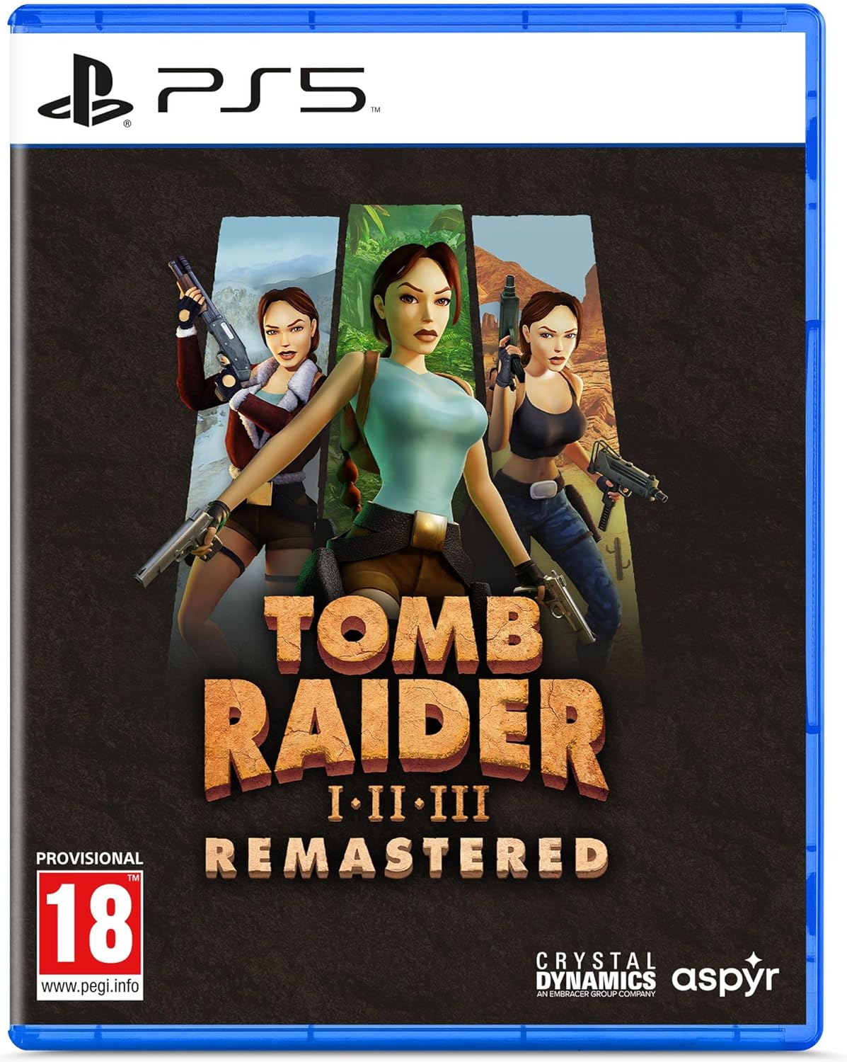 PS5 TOMB RAIDER I-III REMASTERED ST. LARA CROFT