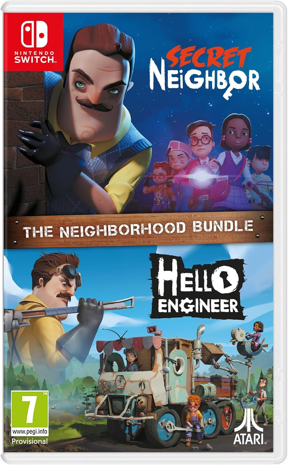 SWITCH SECRET NEIGHBOR + HELLO ENGINEER - THE NEIG