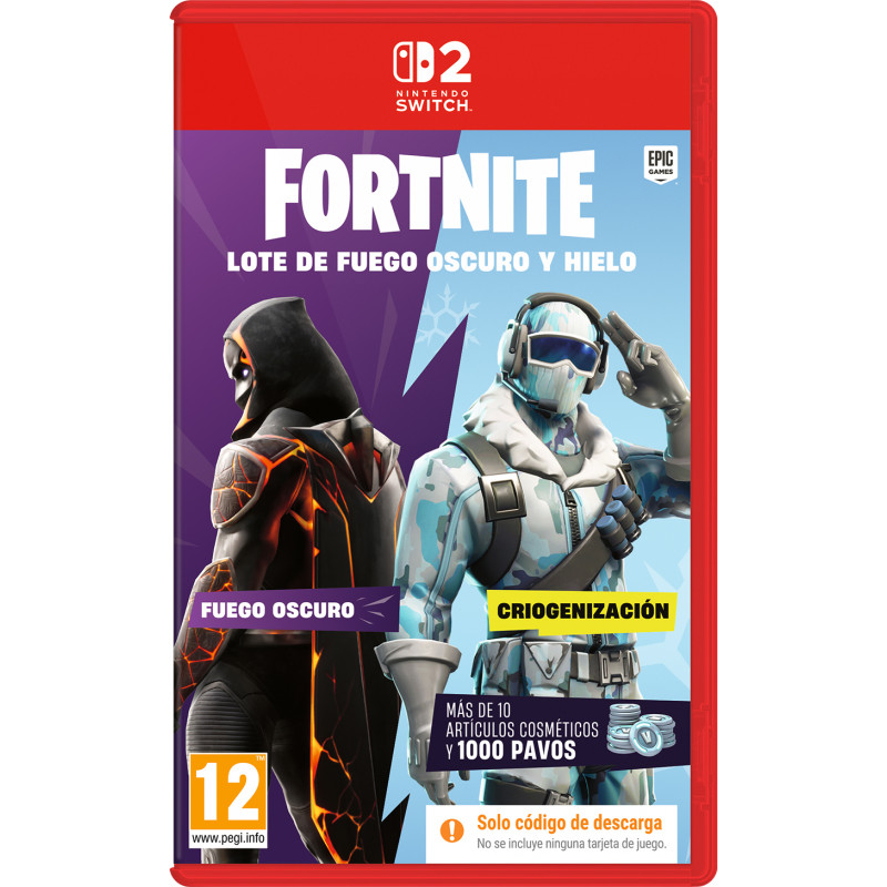 SWITCH2 FORTNITE LOTE DE FUEGO OSCURO Y HIELO