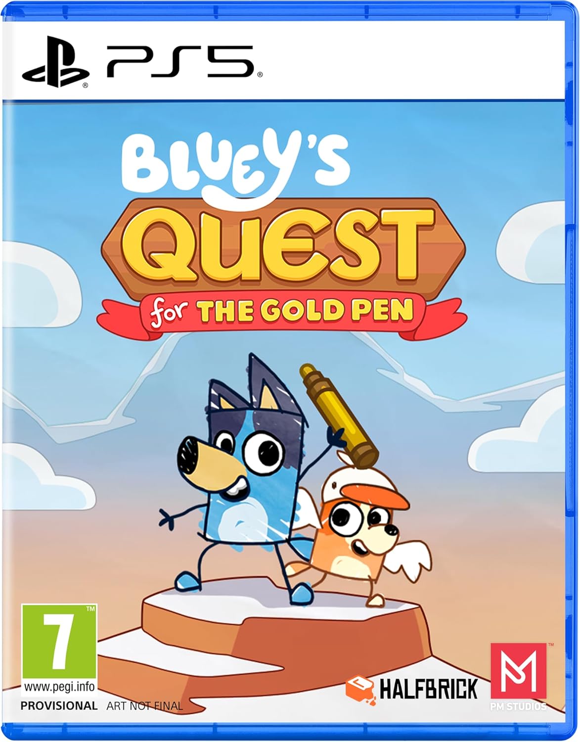 PS5 BLUEY'S QUEST FOR THE GOLD PEN