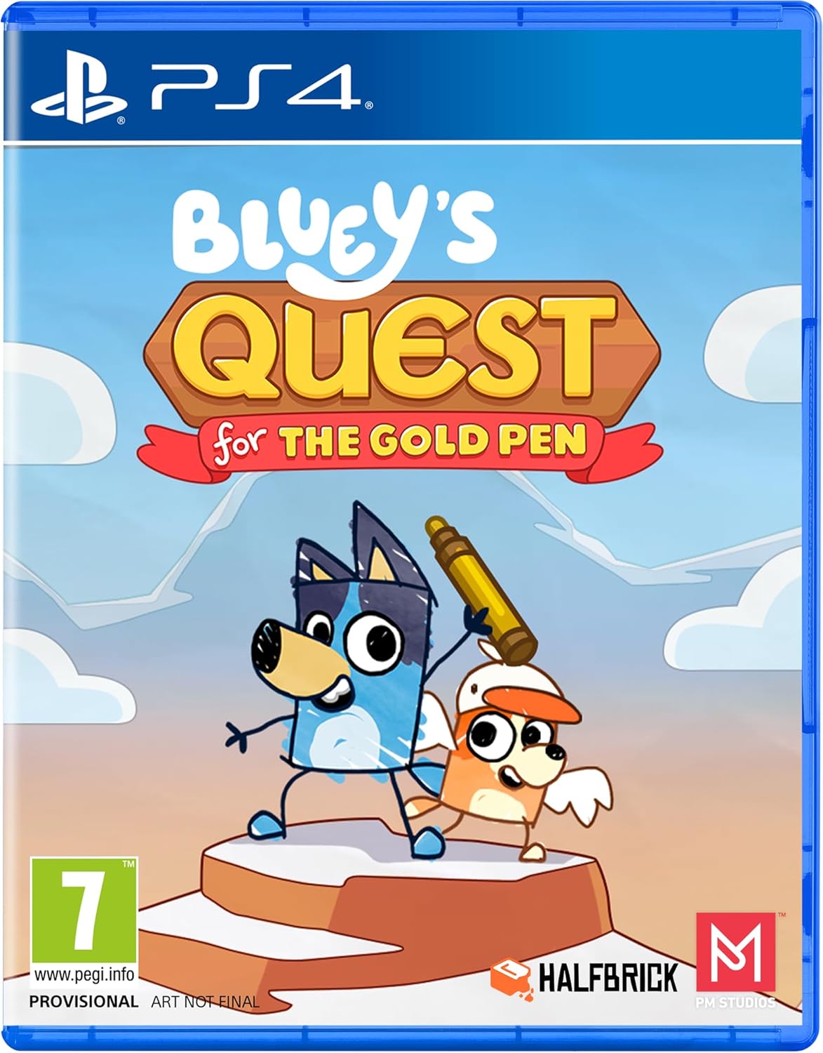 PS4 BLUEY'S QUEST FOR THE GOLD PEN