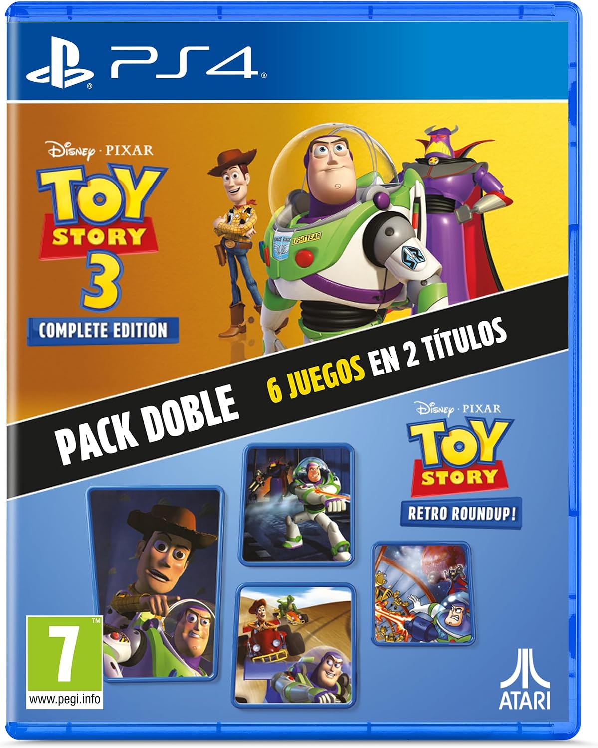 PS4 TOY STORY:RETRO ROUNDUP+TOY STORY 3 COMPLETE