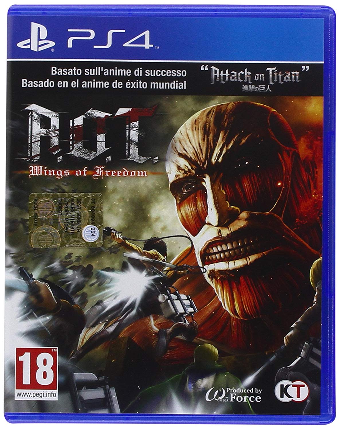 PS4 ATTACK ON TITAN WINGS OF FREEDOM