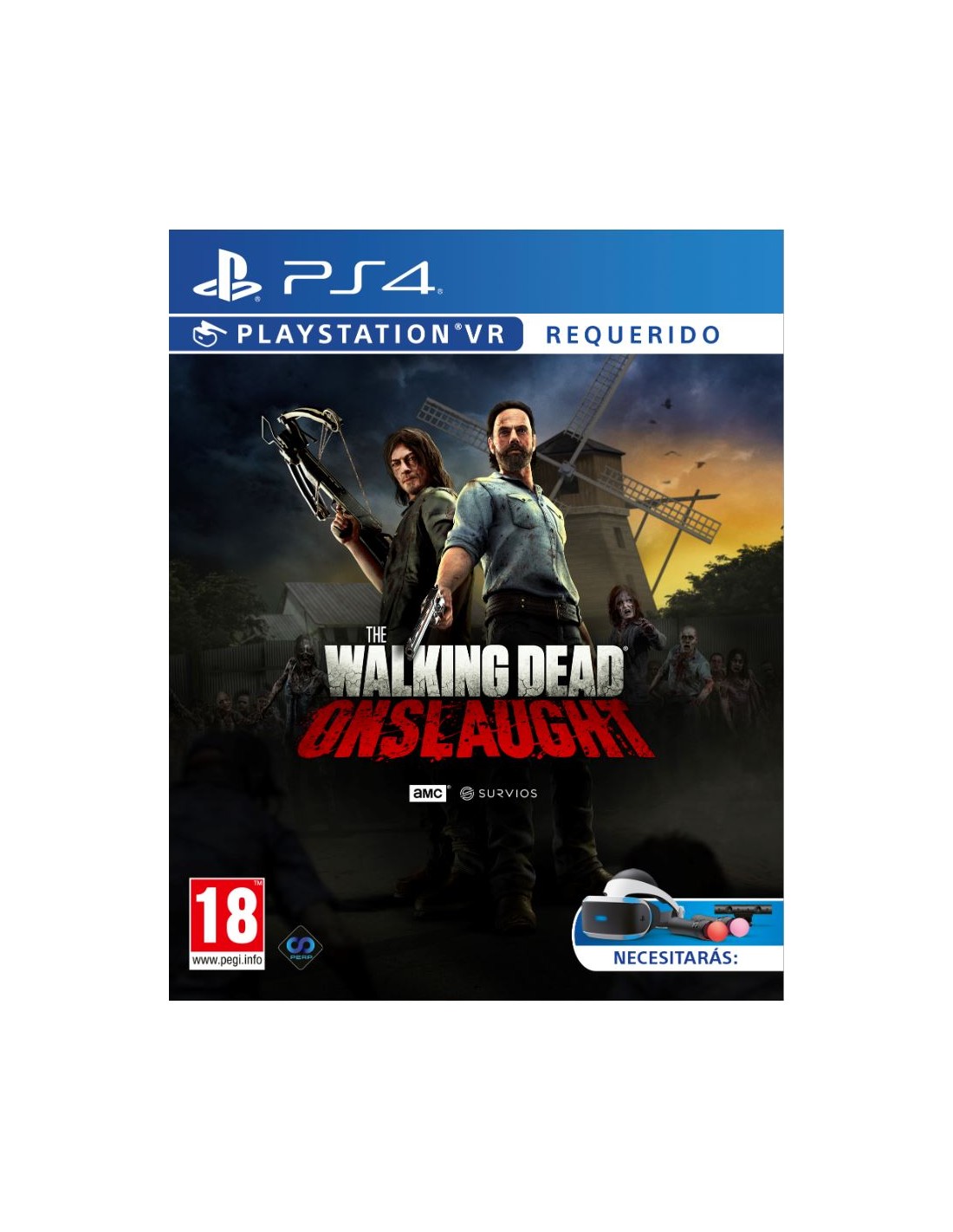 PS4 THE WALKING DEAD ONSLAUGHT STANDARD EDITION VR