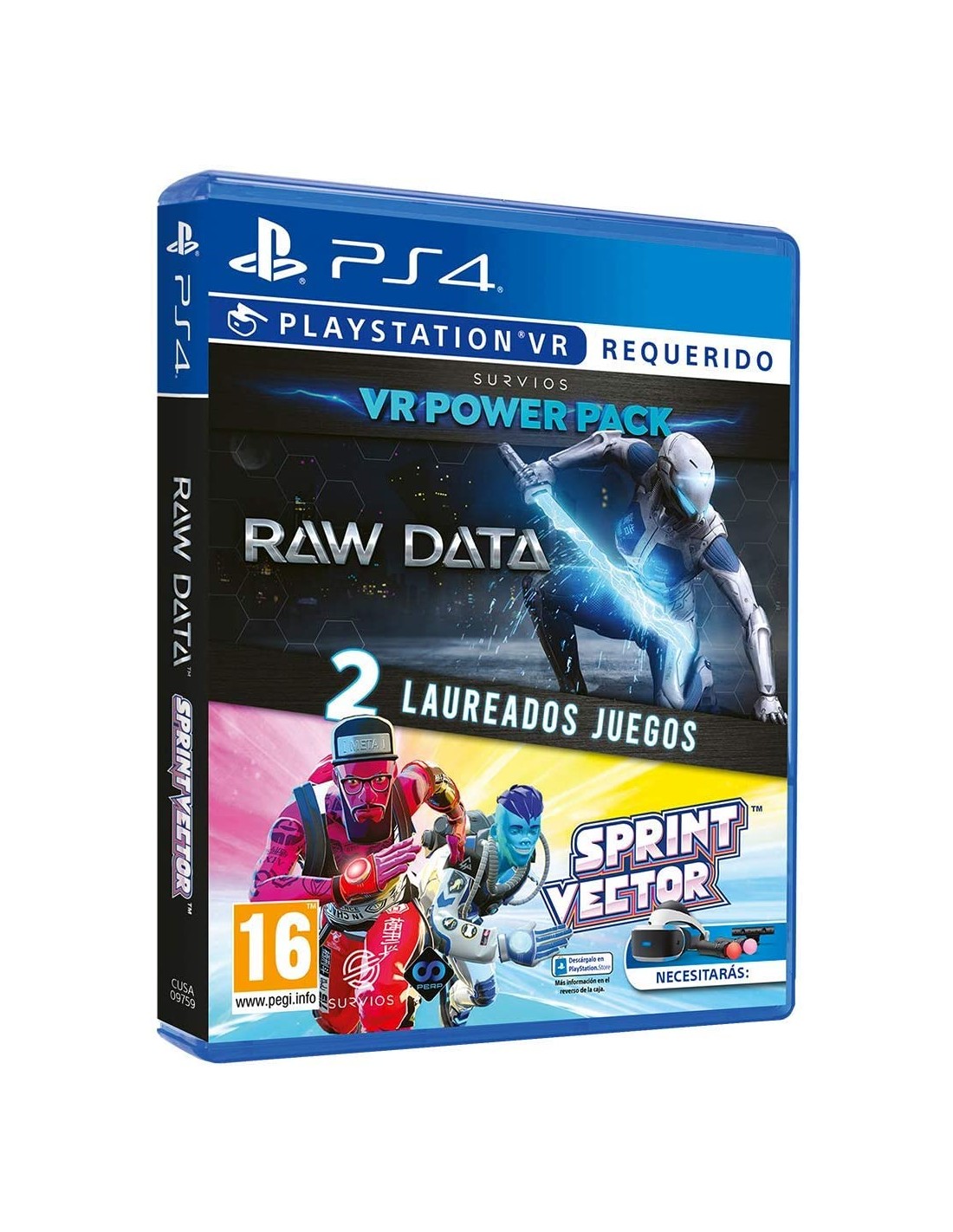 PS4 RAW DATA /SPRINT VECTOR VR