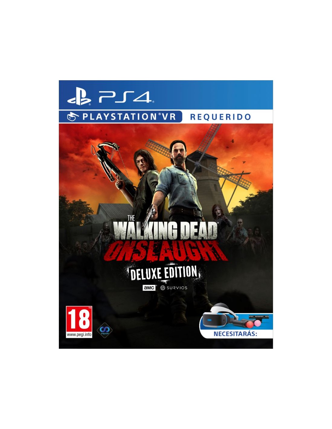 PS4 THE WALKING DEAD ONSLAUGHT SURVIVORS ED. VR