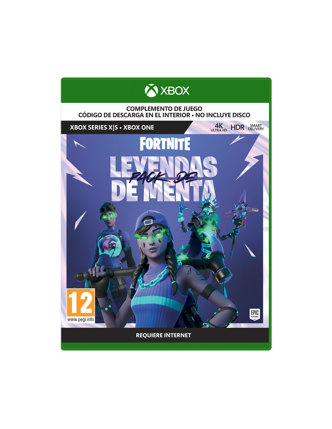 XBOXX FORTNITE: PACK DE LEYENDAS DE MENTA