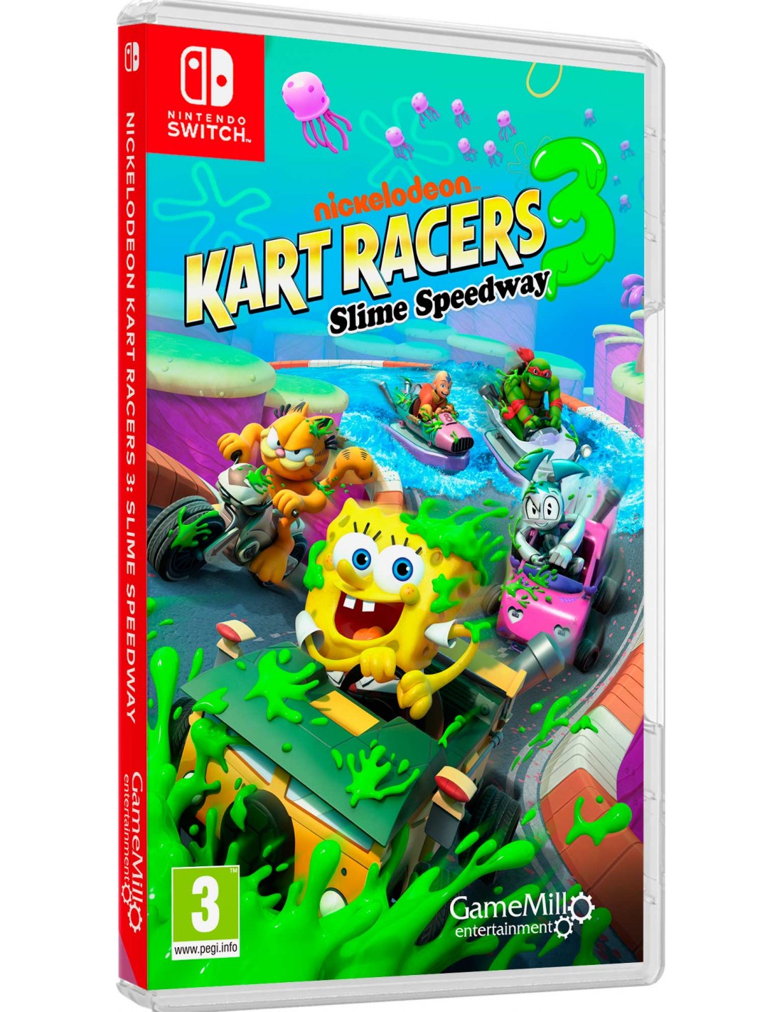 SWITCH NICKELODEON KART RACERS 3: SLIME S. PROMO