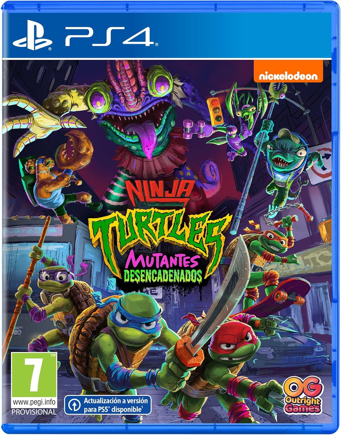 PS4 NINJA TURTLES: MUTANTES DESENCADENADOS