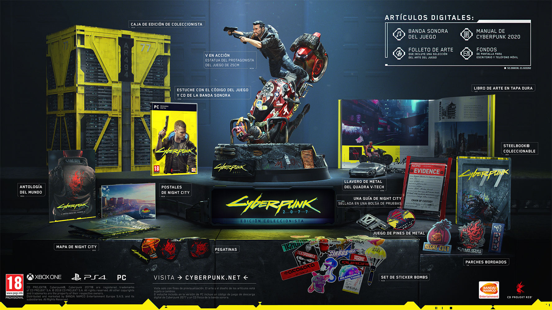 PC CYBERPUNK 2077 EDICION COLECCIONISTA