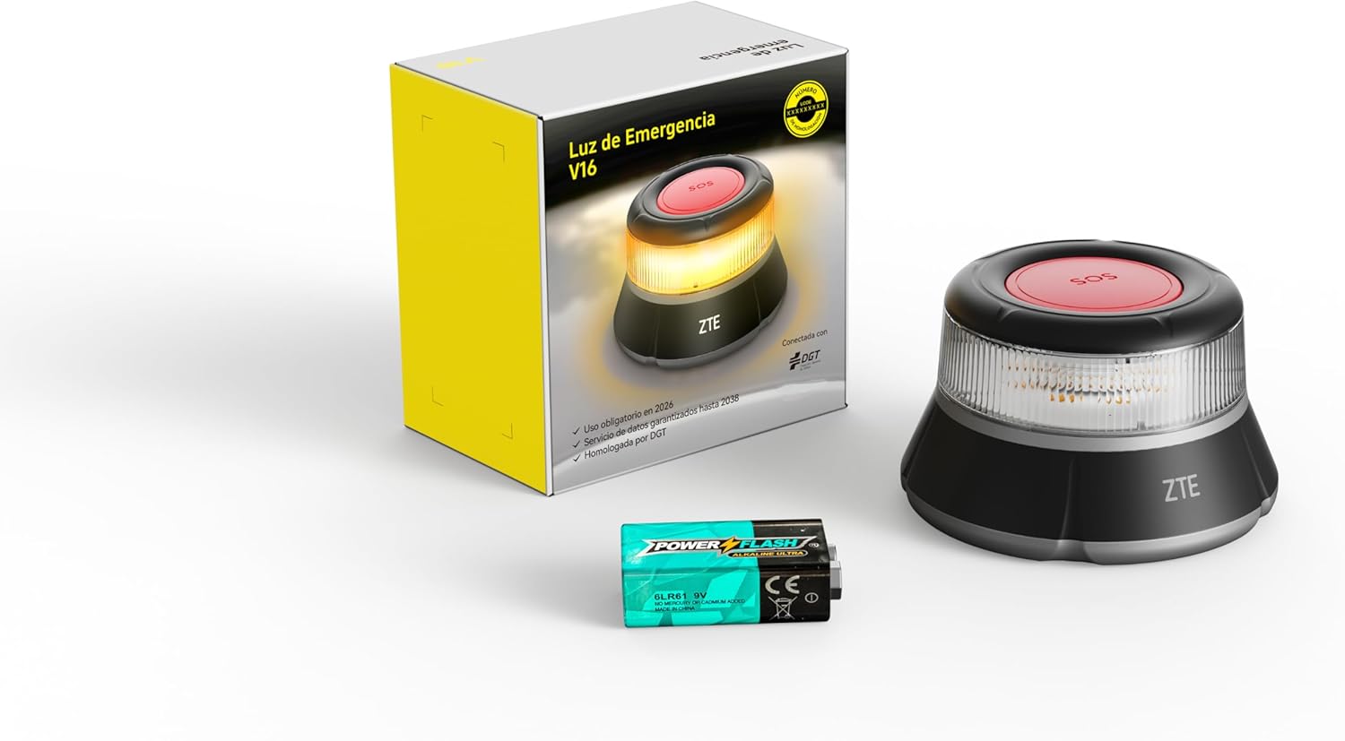 LUZ DE EMERGENCIA PARA COCHE ZTE E1 V16