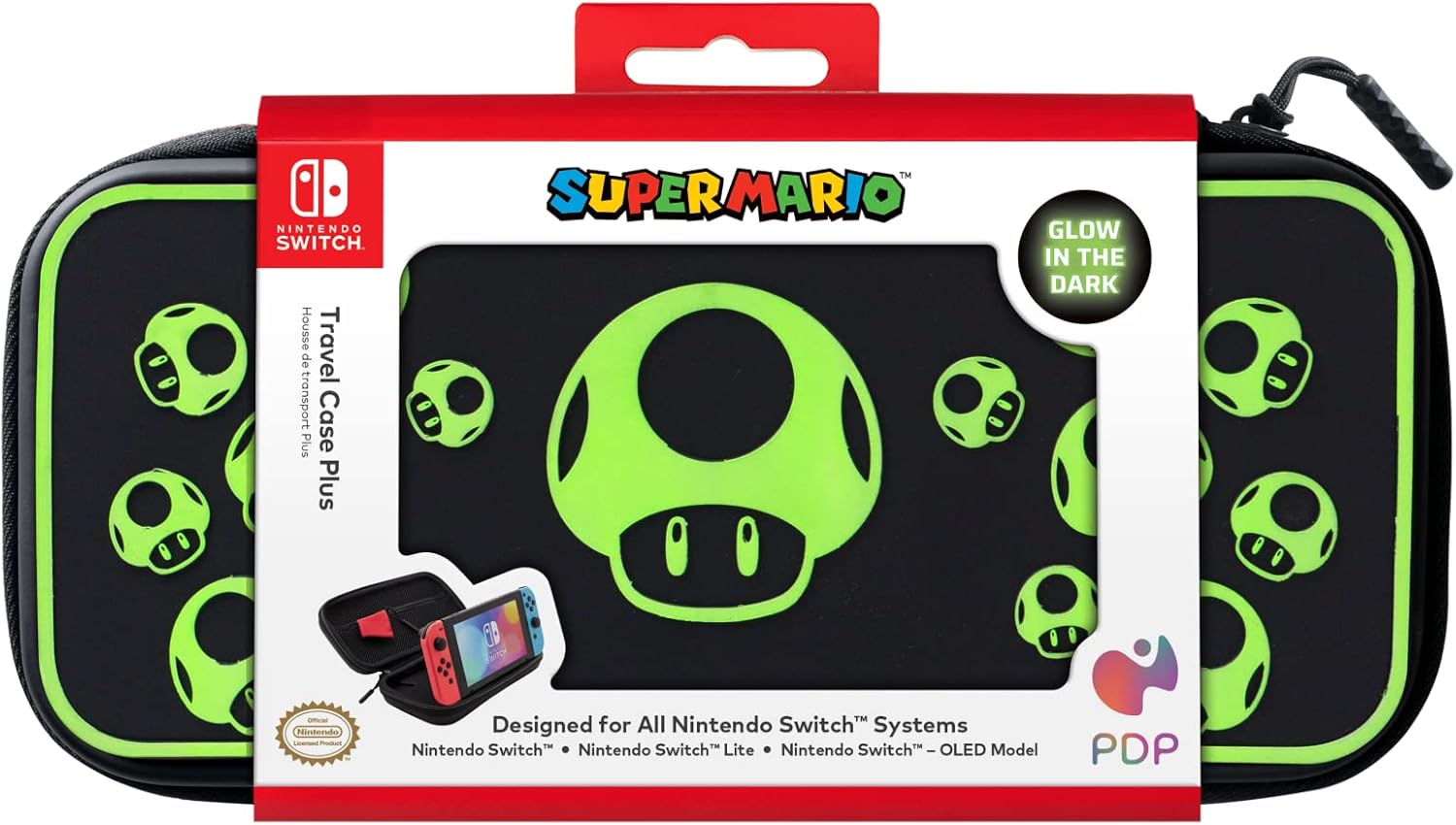 BOLSA PDP SUPER MARIO GLOW IN THE DARK SWITCH