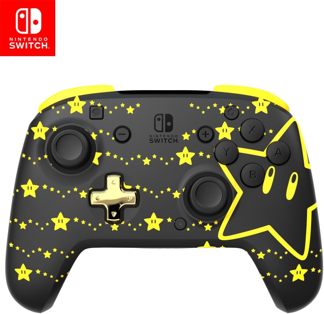 MANDO WIRELESS GLOW MARIO STARS NINTENDO SWITCH