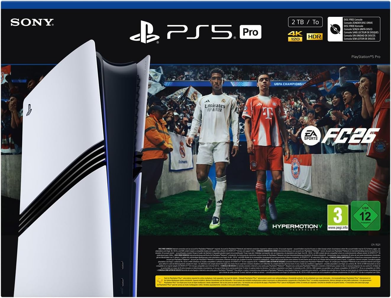 CONSOLA PS5 PRO 2 TB + EA SPORTS FC 26