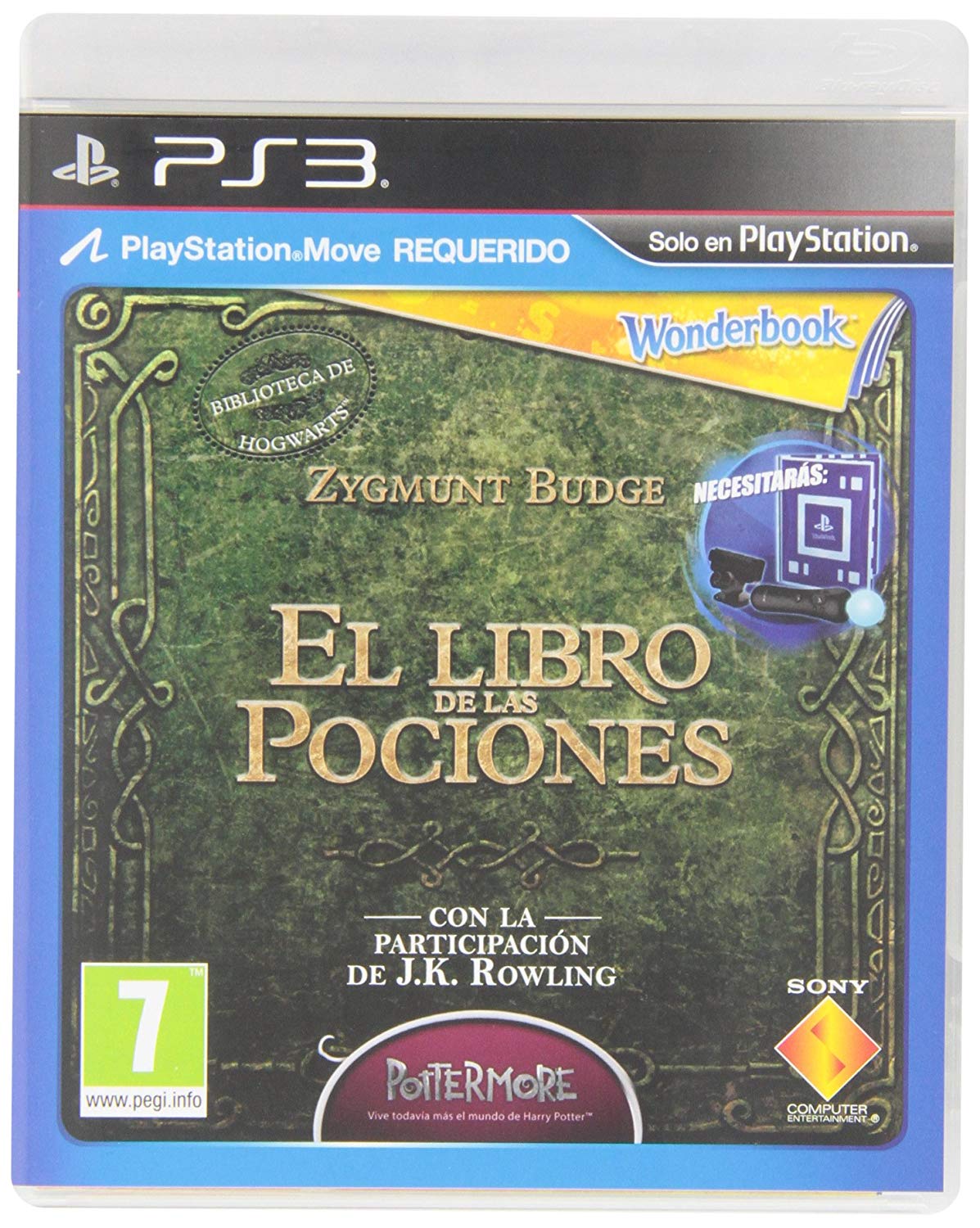 PS3 WONDERBOOK EL LIBRO DE LAS POCIONES