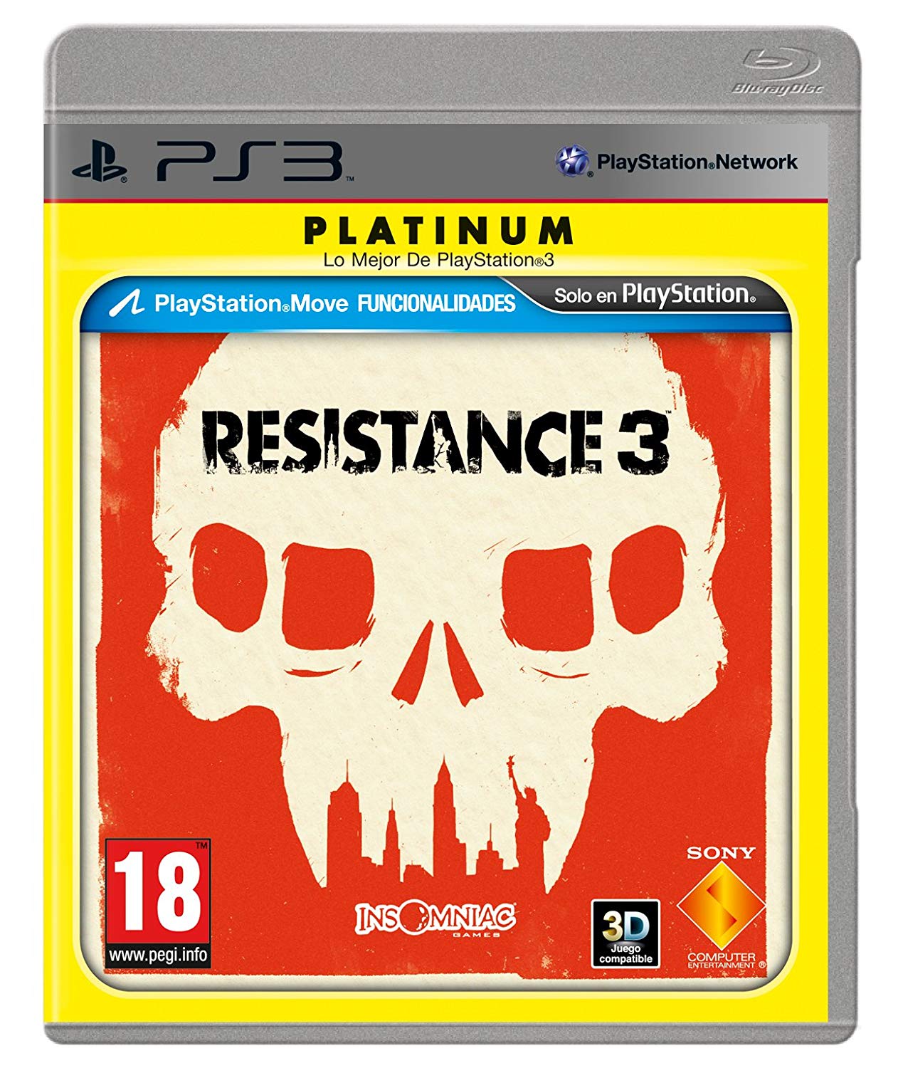 PS3 RESISTANCE 3 PLATINUM