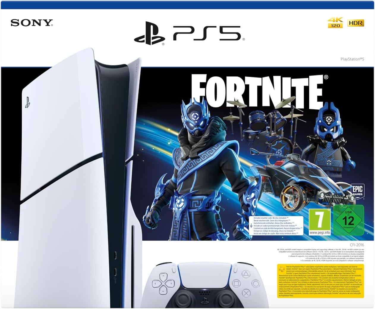 CONSOLA PS5 SLIM LECTOR FORTNITE