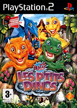 PS2 BUZZ JUNIOR DINOS + BUZZERS