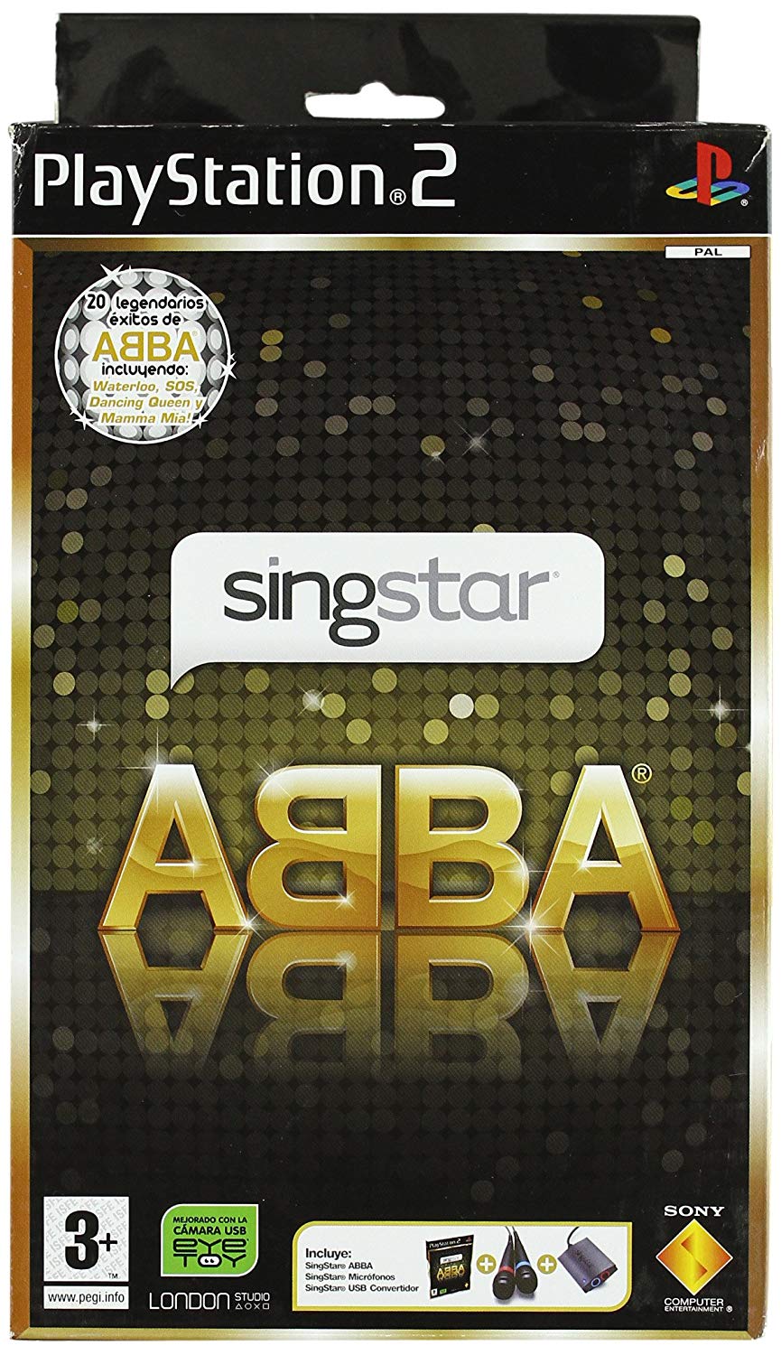 PS2 SINGSTAR ABBA + MICROS