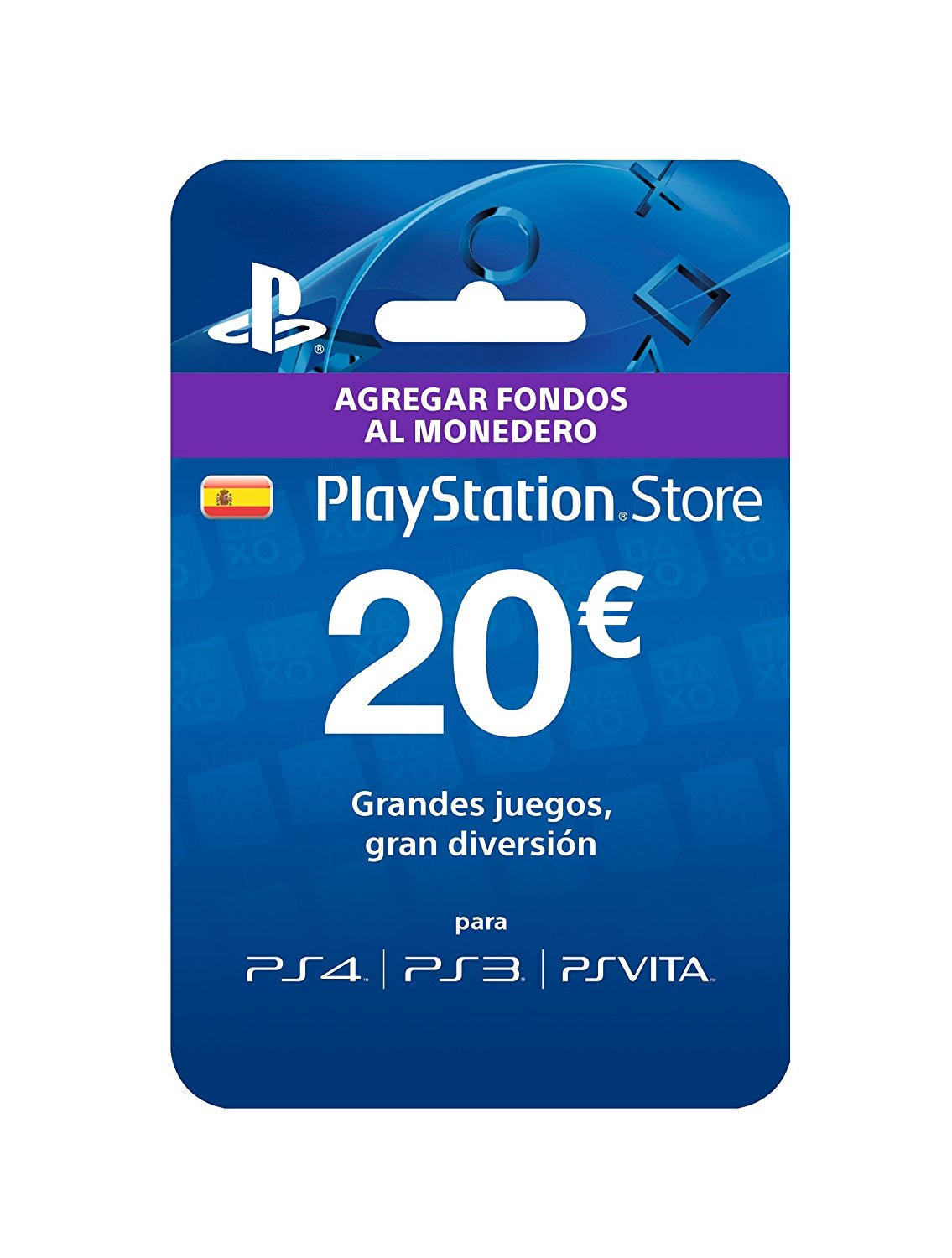 TARJETA PREPAGO 20 ¤ PLAYSTATION NETWORK.