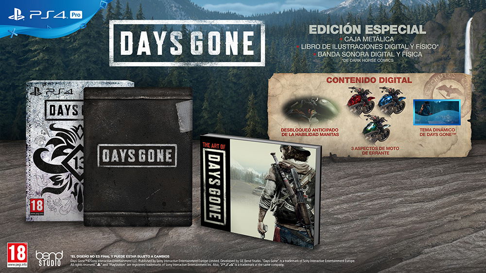 PS4 DAYS GONE EDICION ESPECIAL