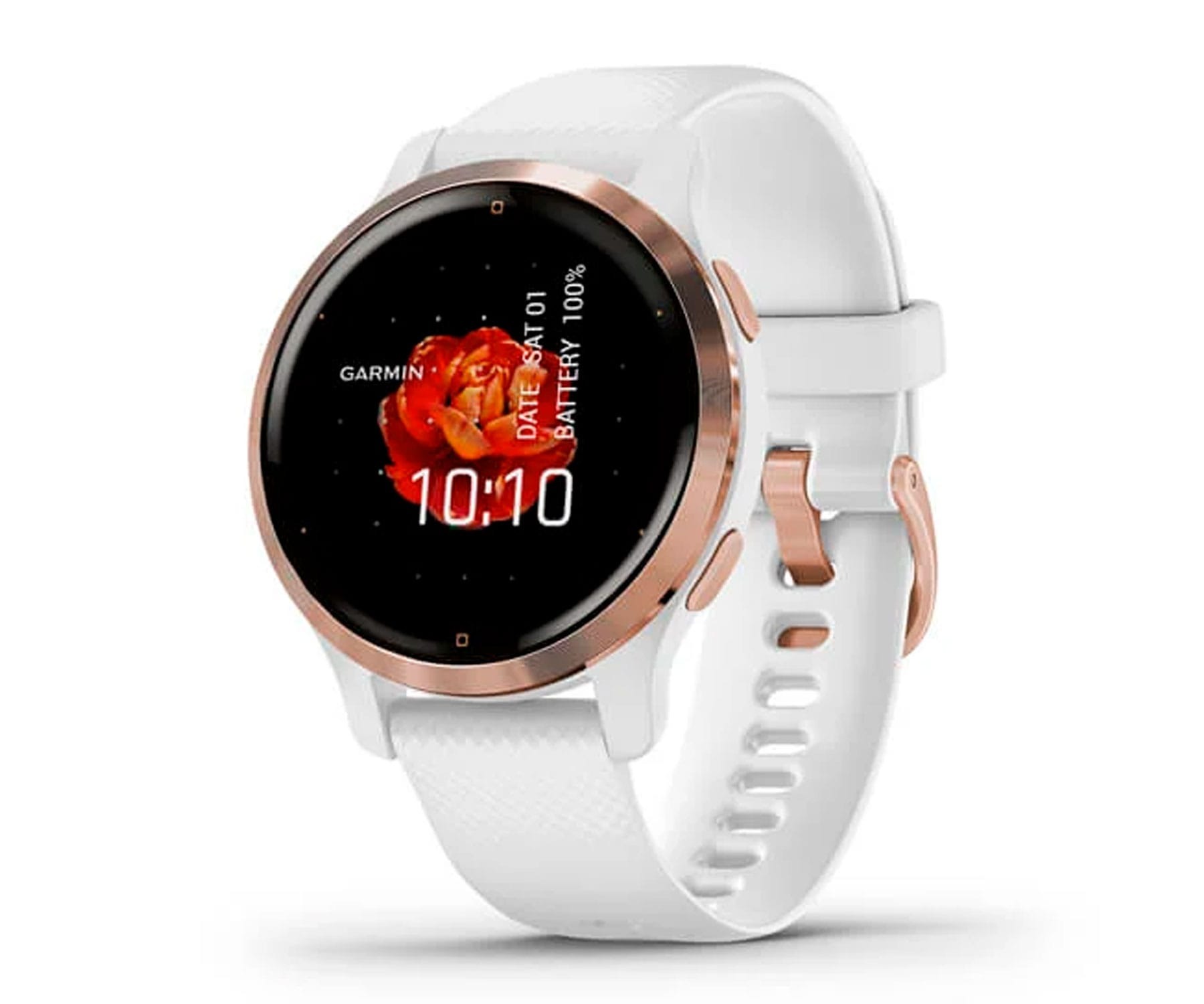 SMARWATCH 40 MM GARMIN VENU 2S ROSEGOLD WHITE 