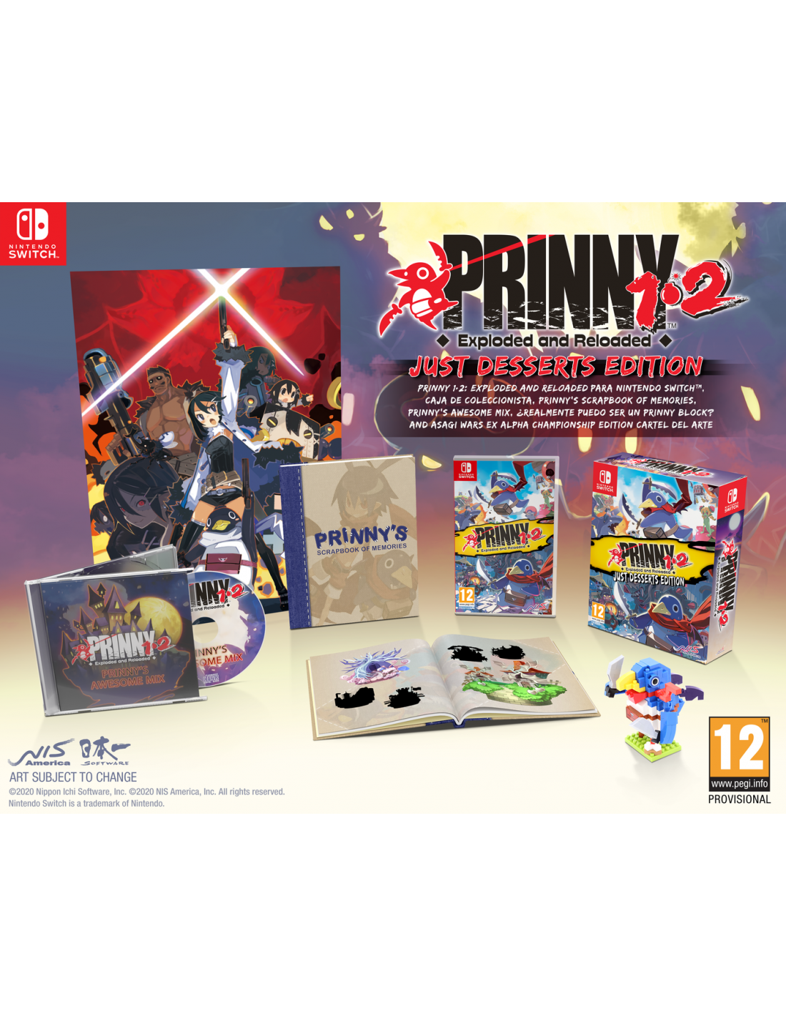 SWITCH PRINNY 1-2: EXPLODED AND REL. JUST DES. ED.