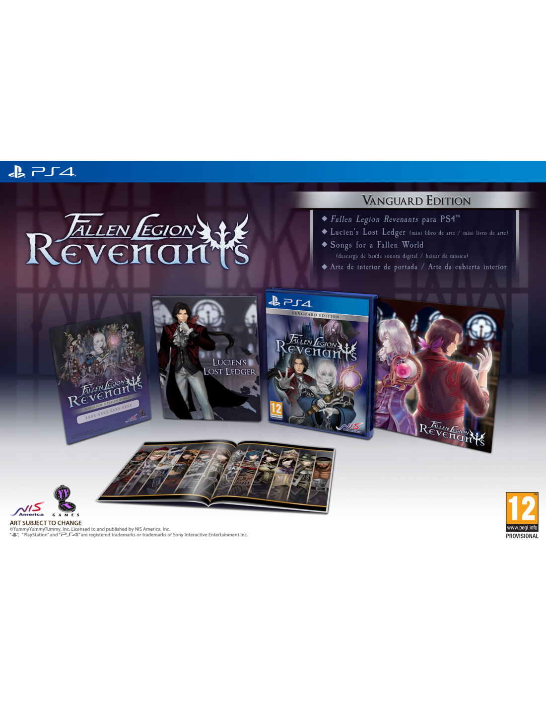 PS4 FALLEN LEGION REVENANTS VANGUARD EDITION