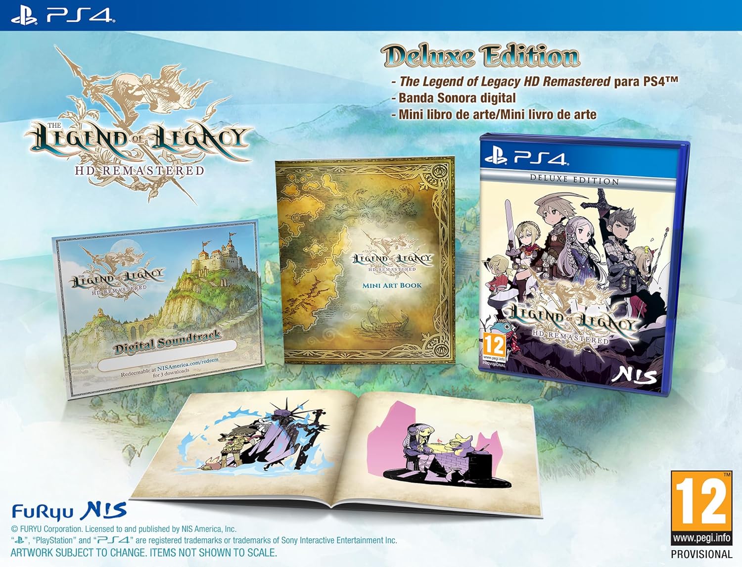 PS4 THE LEGEND OF LEGACY HD REMASTERED DLX EDIT