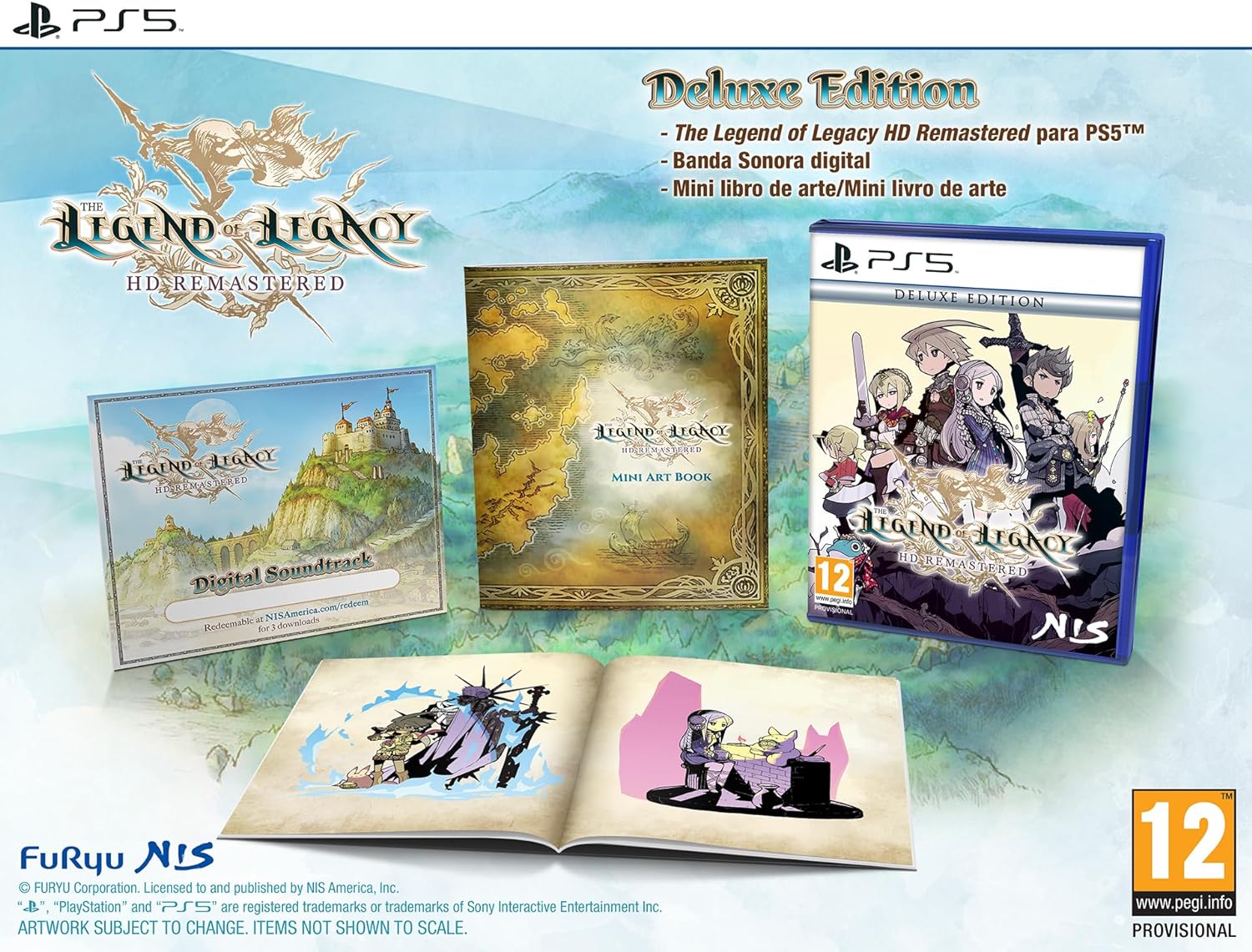 PS5 THE LEGEND OF LEGACY HD REMASTERED DLX EDIT