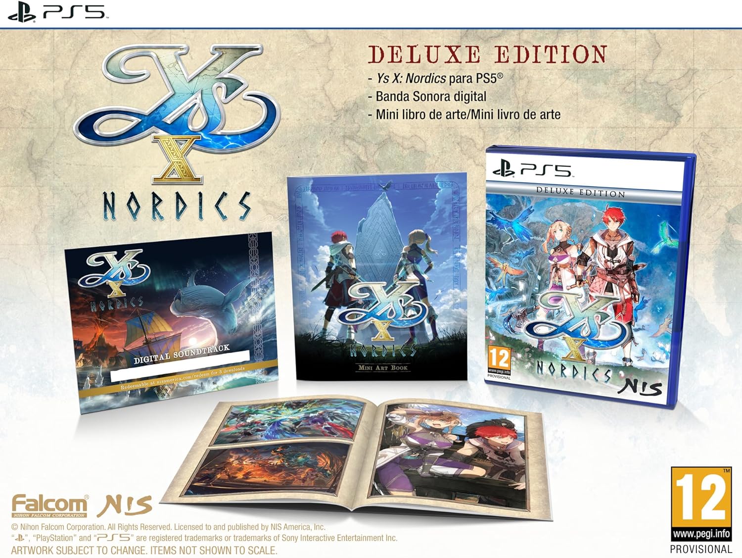 PS5 YS X: NORDICS - DELUXE EDITION