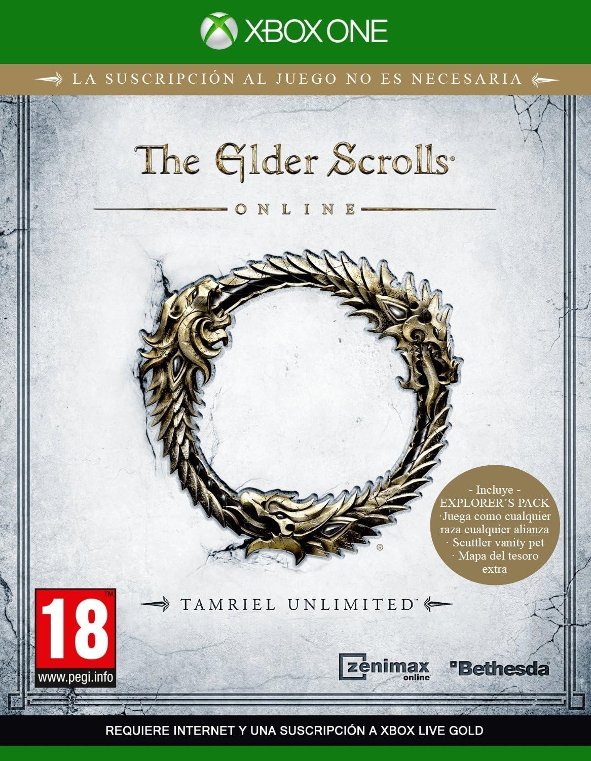 XBOXONE THE ELDER SCROLLS ONLINE TAMRIEL UNLIMITED