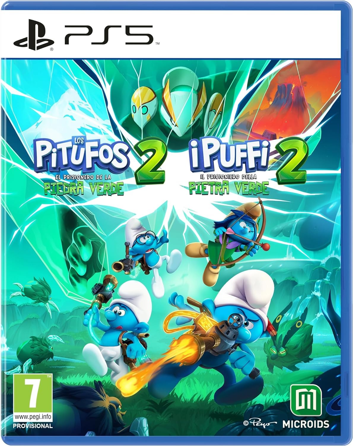 PS5 LOS PITUFOS 2 : THE PRISONER OF THE GREEN STON