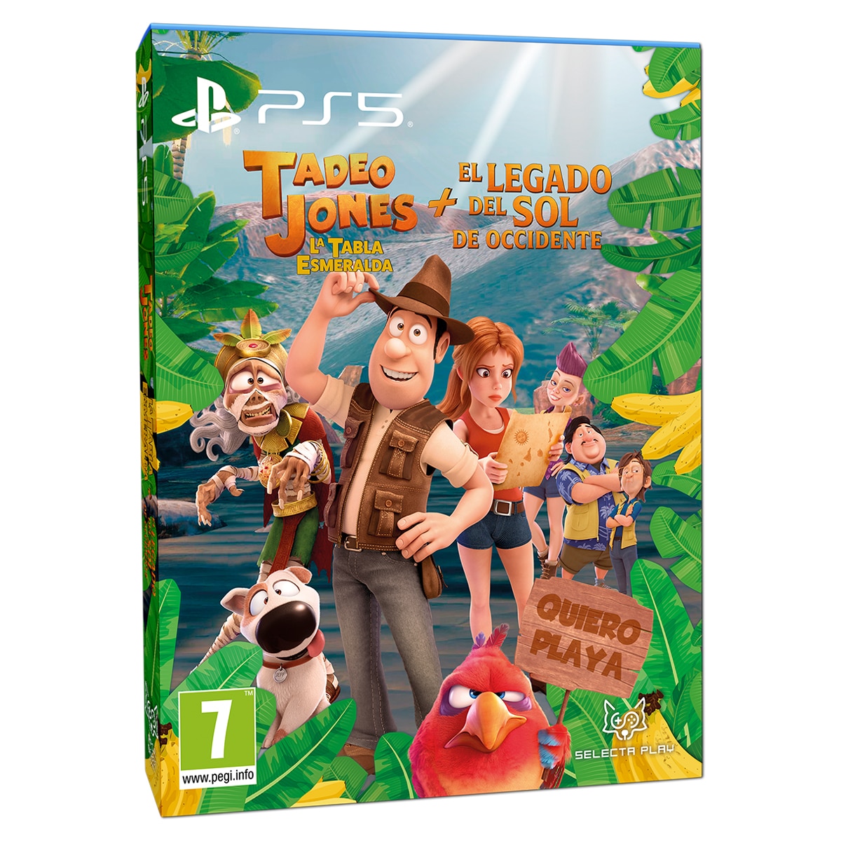 PS5 TADEO JONES 3 LA TABLA ESMERALDA +EL LEGADO DE