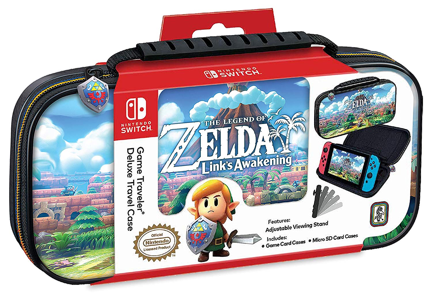 BOLSA CONSOLA NINTENDO SWITCH ZELDA LINKS AWAKENIN