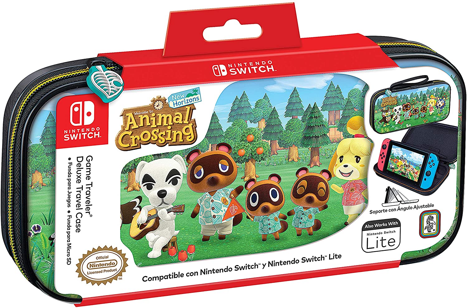 BOLSA CONSOLA NINTENDO SWITCH ANIMAL CROSSING