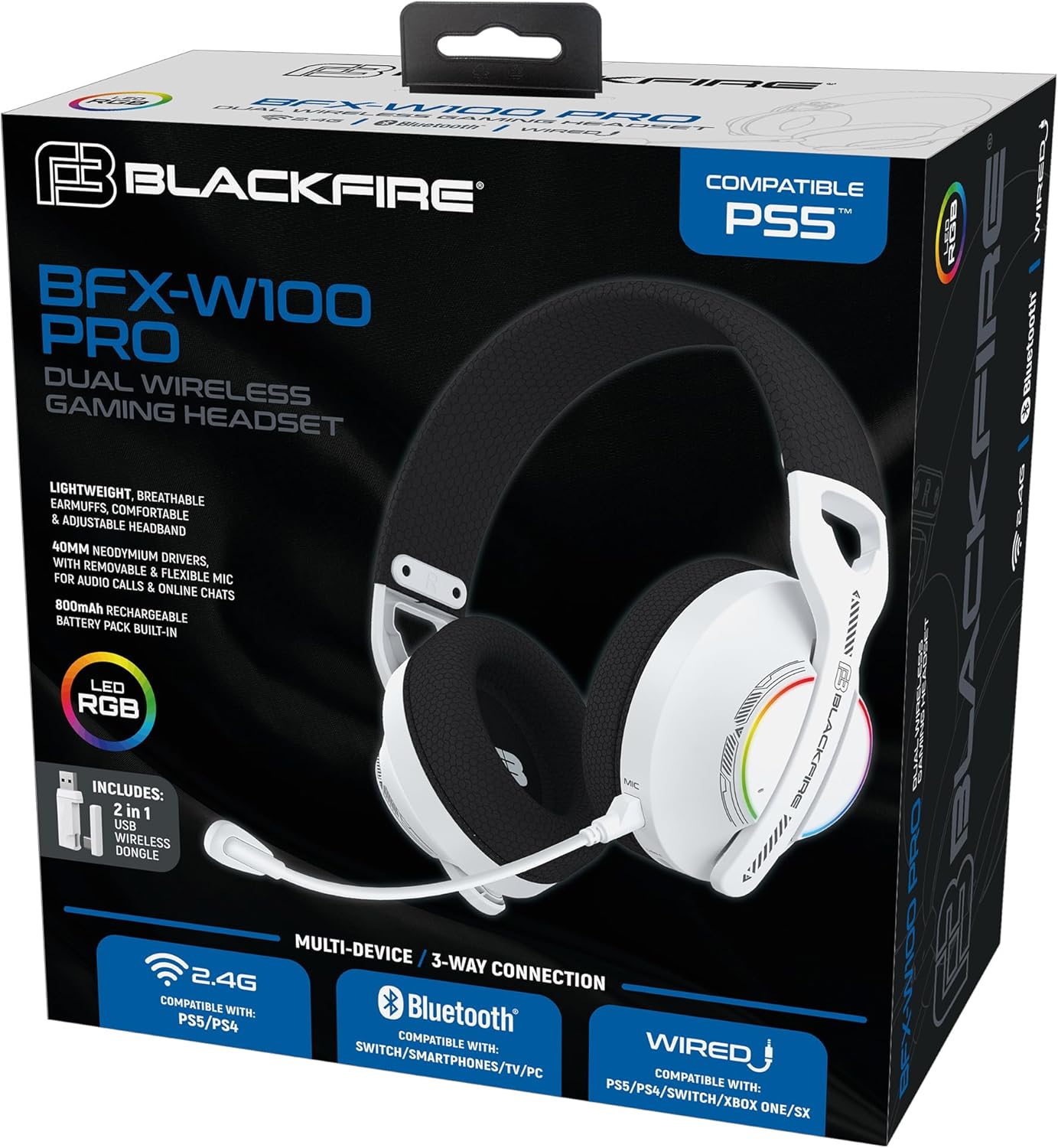 AURICULARES INALAMBRICO BLACKFIRE BFX-W100 PS5-PS4