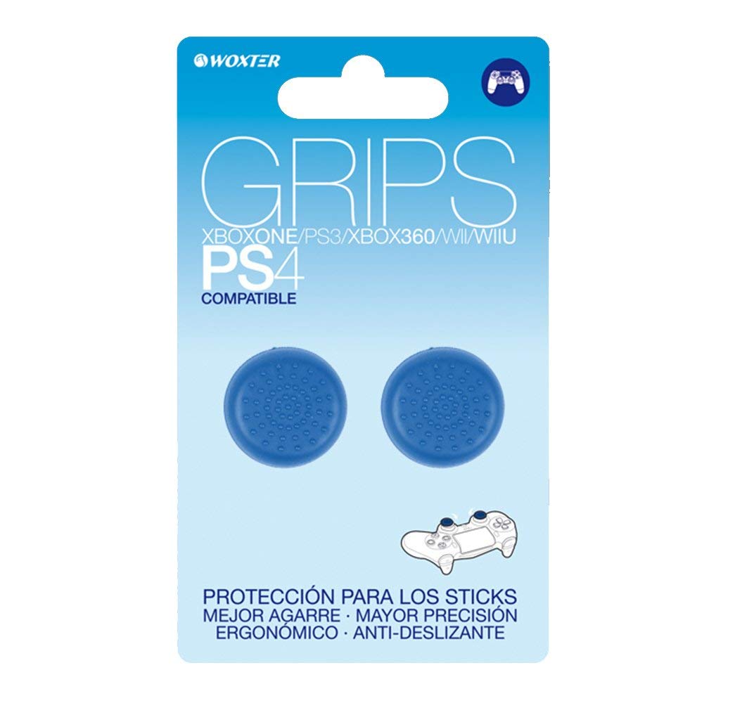 GRIPS PROTECTOR STICK MANDOS PS4-PS3-X360 AZUL