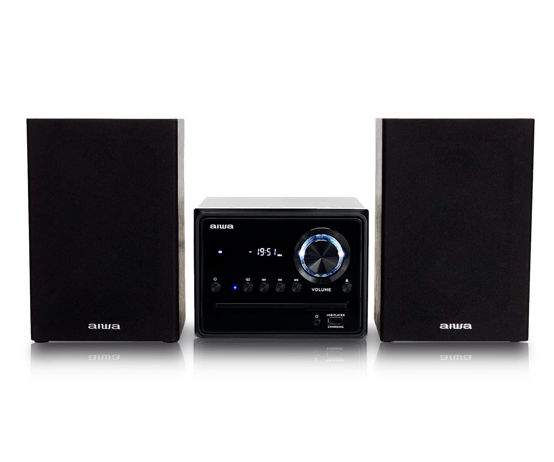 ALTAVOCES AIWA MSBTU-300 BLACK / MICROCADENA 20W