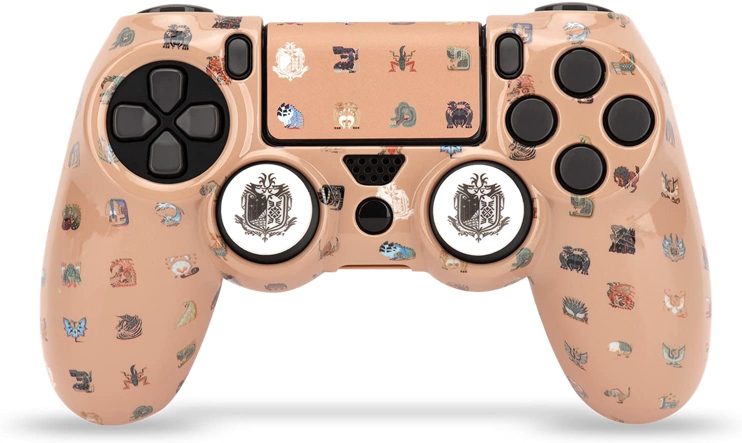 PROTECTOR CARCASA+ GRIPS MONSTER HUNTER MANDO PS4