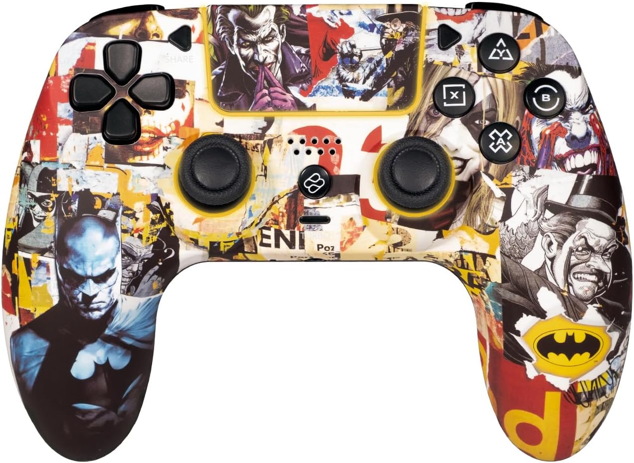MANDO GAMEPAD INALAMBRICO FR-TEC BATMAN PS4-PC
