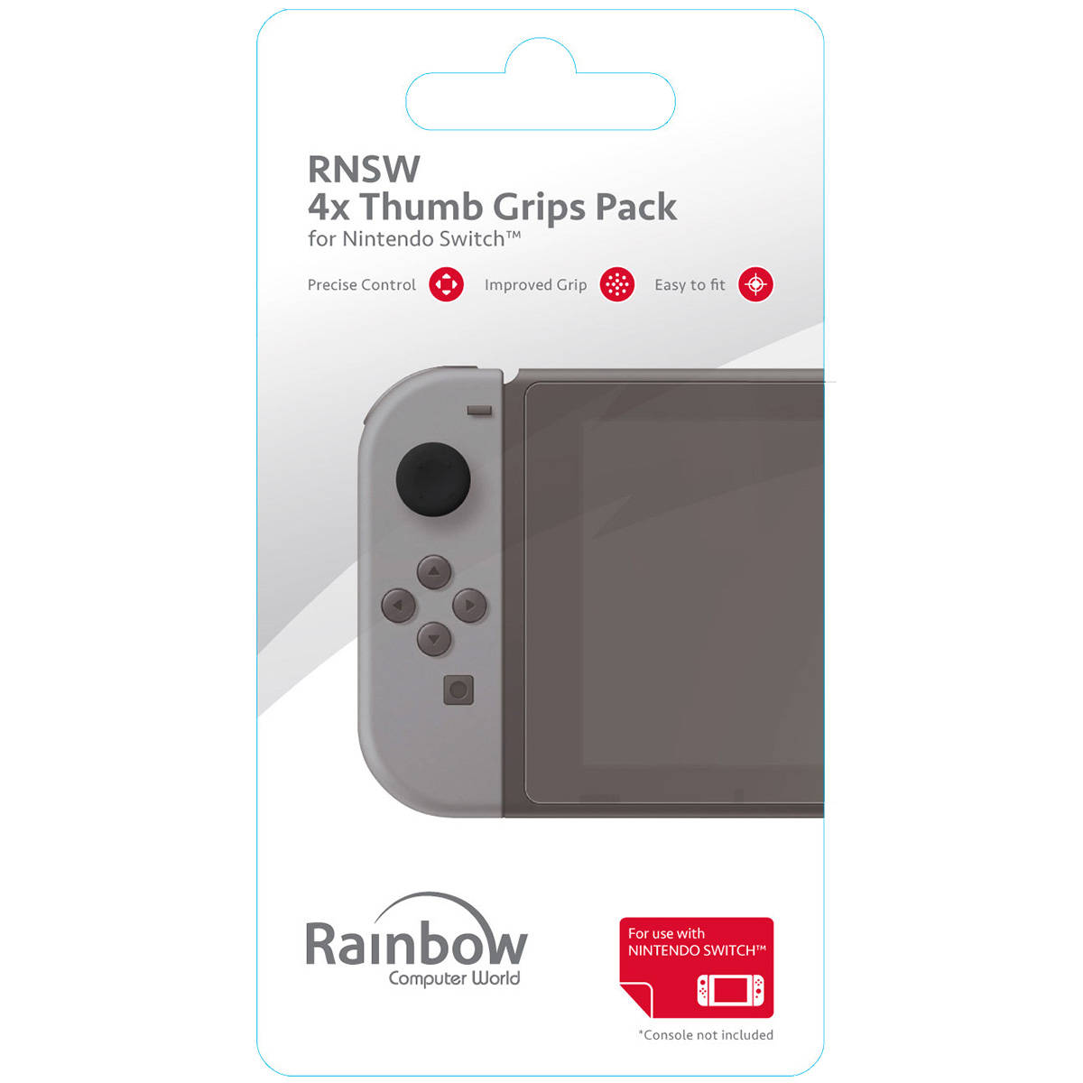 PACK DE GRIPS (4) RAINBOW NINTENDO SWITCH