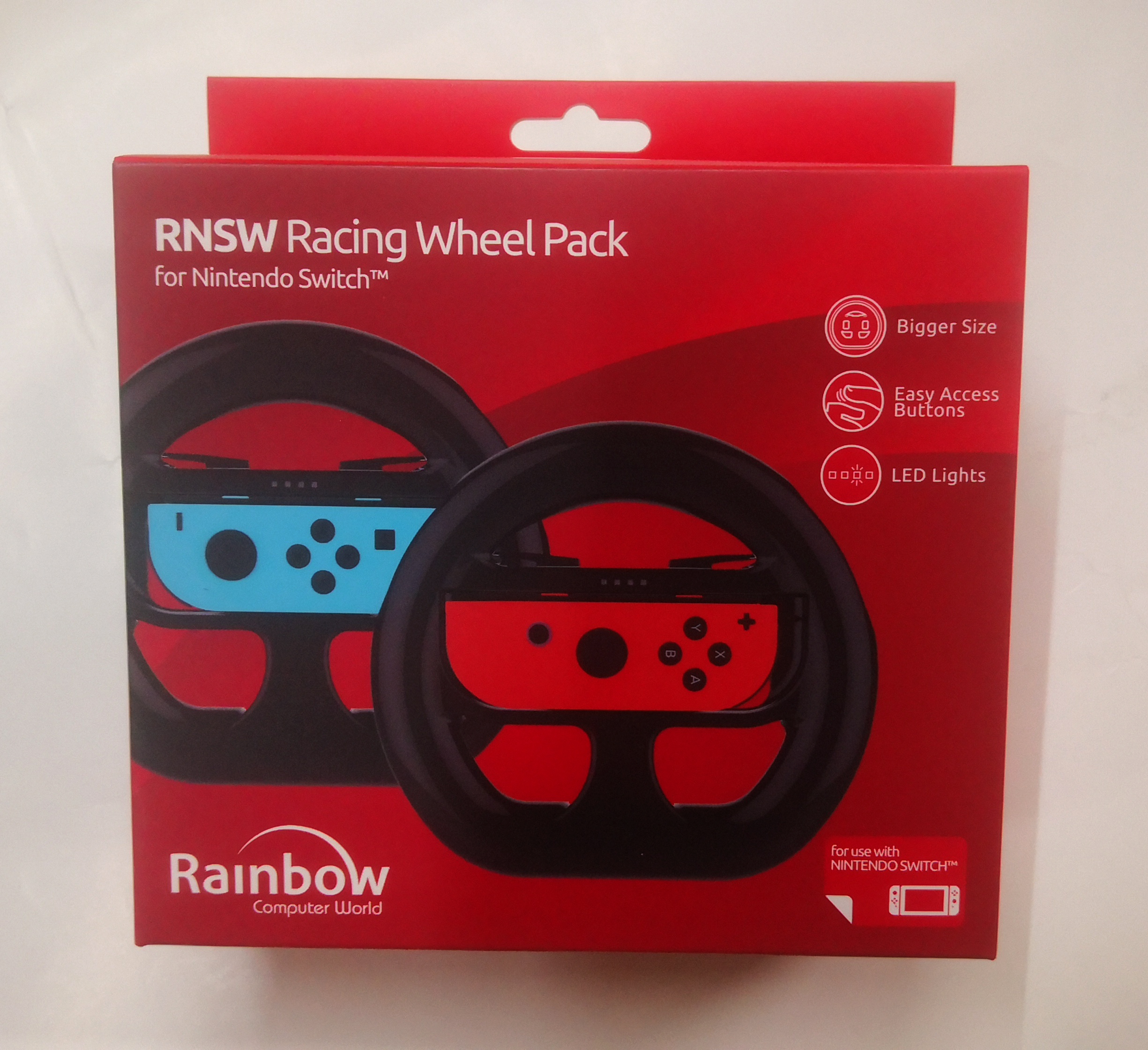 VOLANTE RACING WHEEL RAINBOW NINTENDO SWITCH (2)