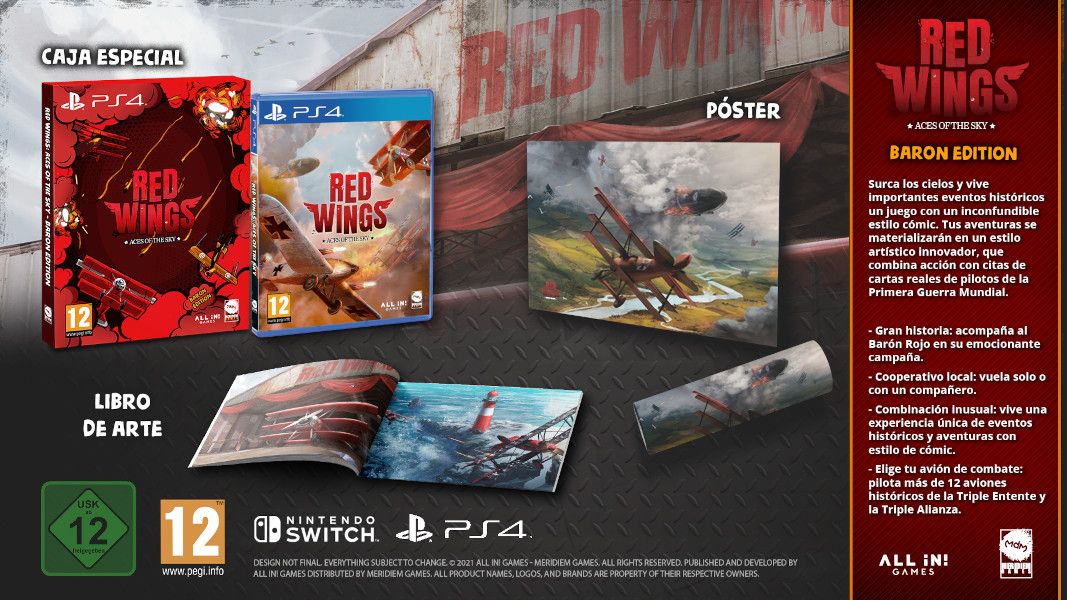 PS4 RED WINGS: ACES OF THE SKY - BARON EDITION
