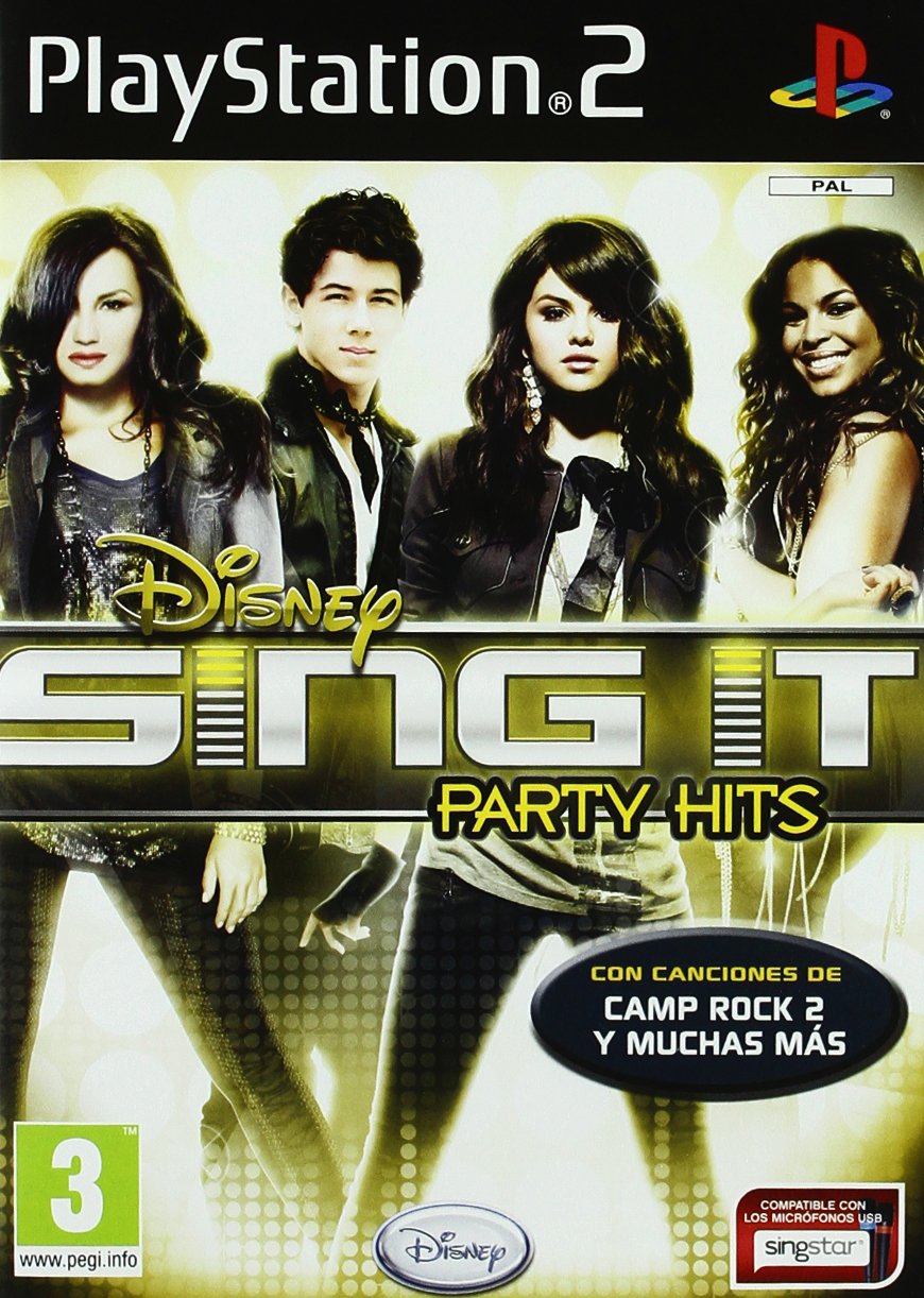 PS2 DISNEY SING IT PARTY HITS