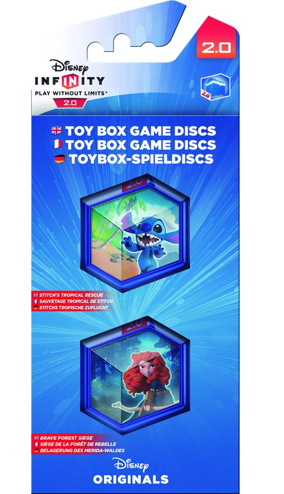 DISNEY INFINITY 2.0 TOY BOX GAME DISCS PACK DISNEY