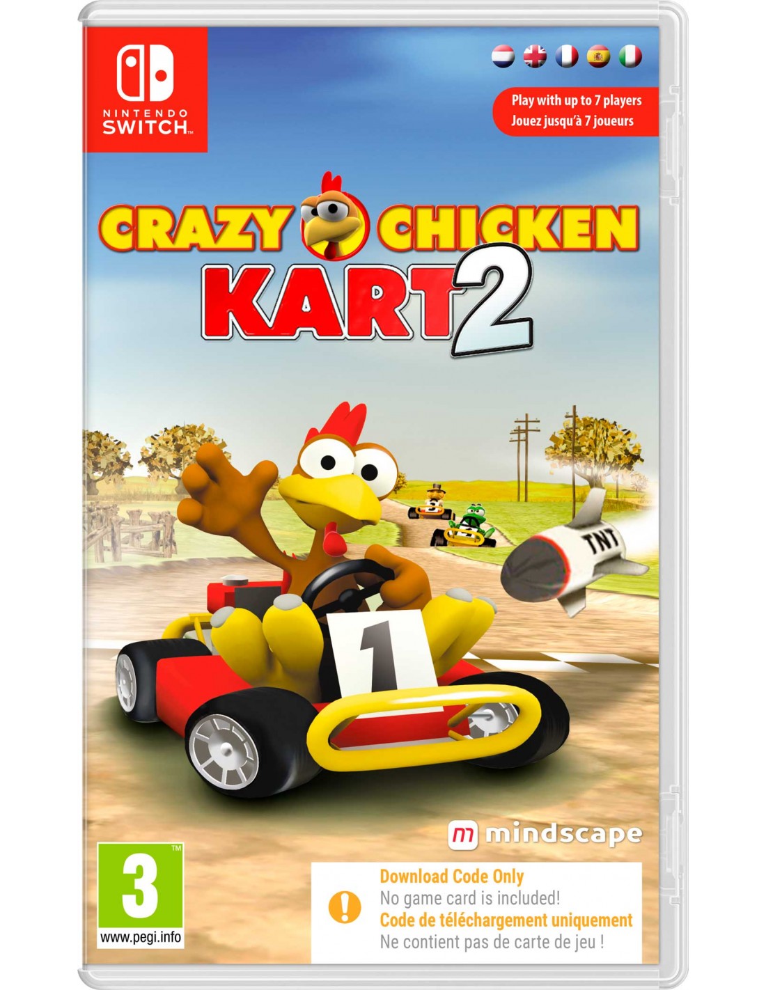 SWITCH CRAZY CHICKEN KART 2 CODE IN A BOX