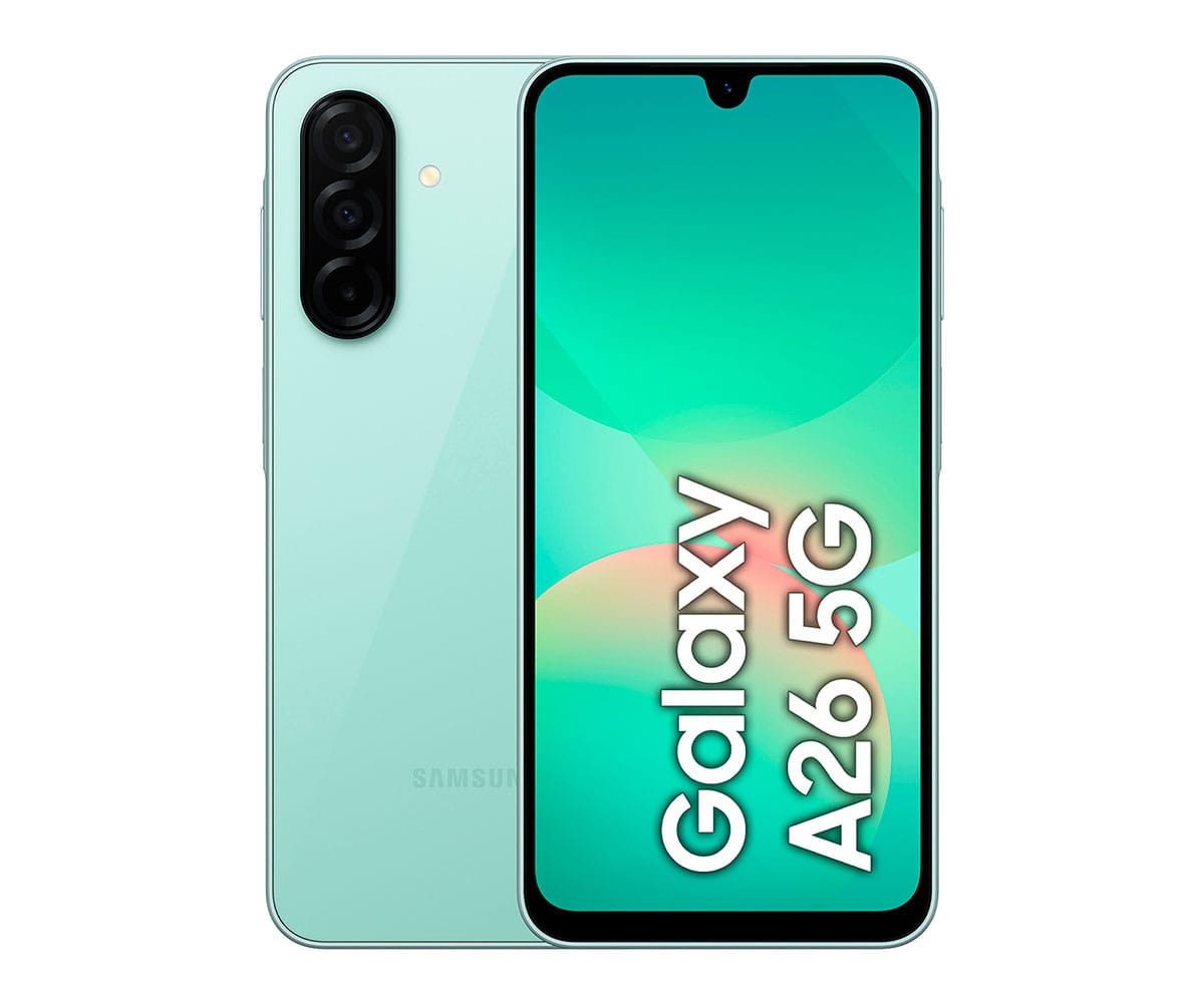 SMARTPHONE 6.7'' SAMSUNG GALAXY A26 8+256 GB DOBLE SIM ANDROID 15 5G 5000 MAH COLOR MENTA