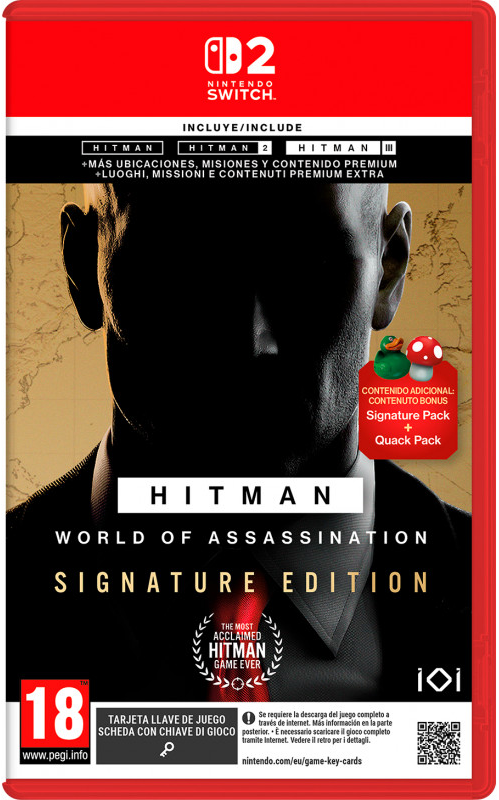 SWITCH2 HITMAN WORLD OF ASSASSINATION SIGNATURE ED