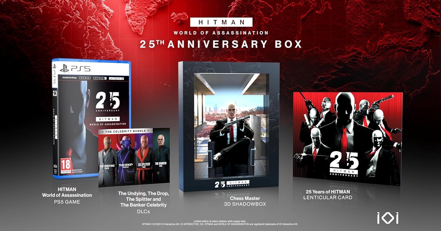 PS5 HITMAN WORLD OF ASSASSINATION ANNIVERSARY EDIT